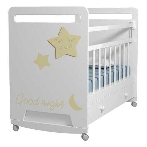 Детская кроватка VDK Good Night Star колесо-качалка с ящиком для хранения в Лером