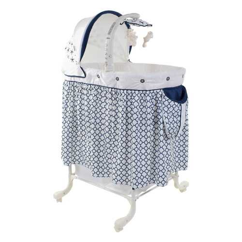 Колыбель Noony Lula White Navy в Лером