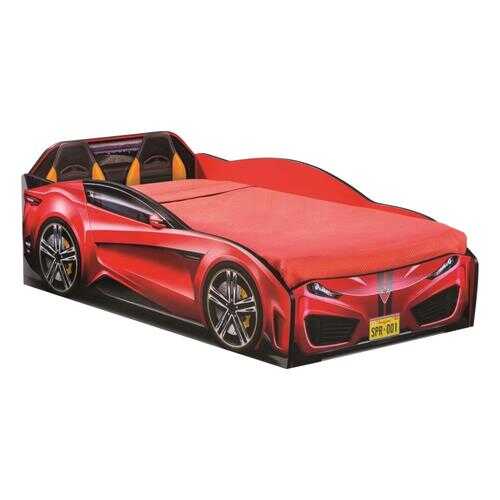 Кровать-машина Cilek Carbed Spyder красная 70х130 в Лером