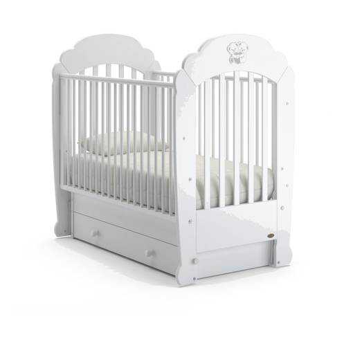 Кроватка Nuovita Parte Swing маятник поперечный bianco белый в Лером