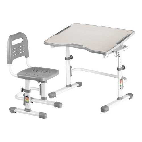 Парта со стулом Fun Desk Vivo 2, Grey в Лером