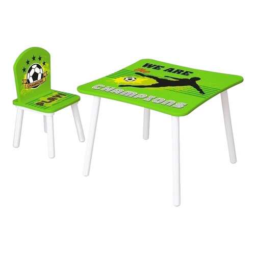 Стул для комплекта детской мебели Polini kids Fun 145 S Футбол, зеленый в Лером