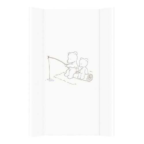 Матрац пеленальный Ceba Baby 80 см 125*65 см Papa Bear white W-210-004-100 в Лером