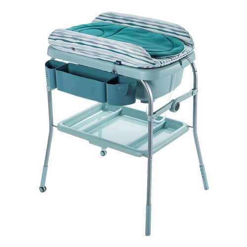 Пеленальный столик с ванночкой Chicco Cuddle & Bubble Comfort Silver Wild в Лером