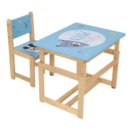 Комплект растущей детской мебели Polini Kids Disney baby 400 SM Микки Маус 68х55, синий в Лером