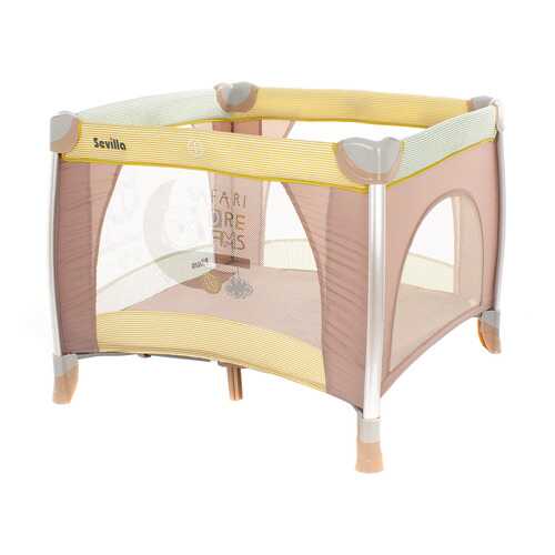 PITUSO Манеж SEVILLA BEIGE/Бежевый одноуровневый, с лазом, 93*93*76см в Лером