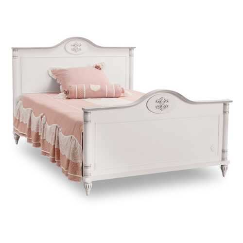 Кровать Cilek Romantic XL 120х200 см, белый/розовый в Лером