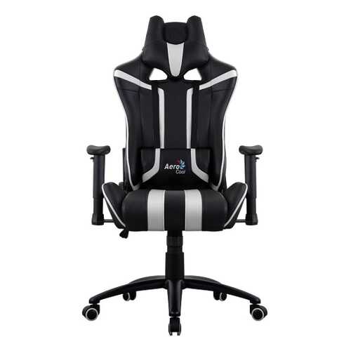 Игровое кресло AeroCool AC120 AIR, белый/черный в Лером