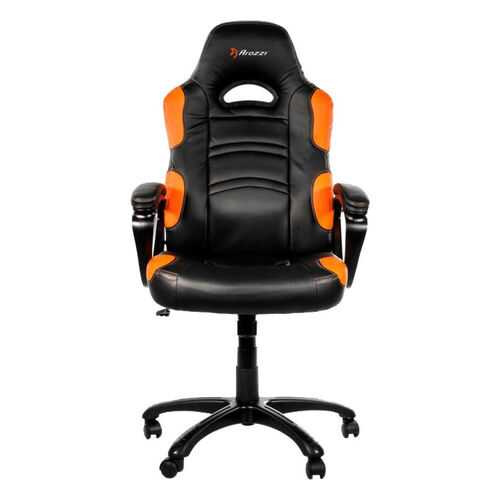 Игровое кресло Arozzi Enzo/Экокожа черная/оранжевая в Лером