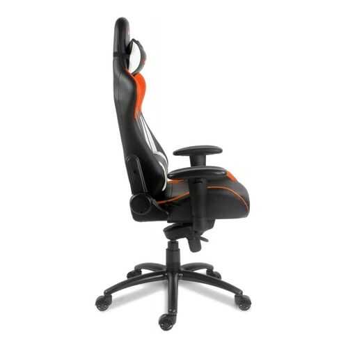 Игровое кресло Arozzi Verona Pro/Экокожа черная/оранжевая/белая в Лером