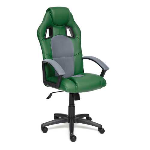 Игровое кресло Driver Кож/зам/ткань, зеленый/серый, 36-001/12 в Лером