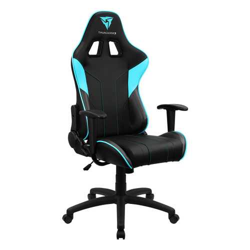 Игровое кресло ThunderX3 EC3 AIR TX3-EC3BC, черный/голубой в Лером