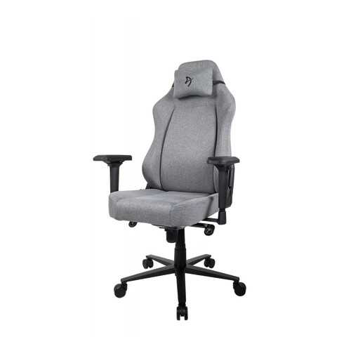 Компьютерное кресло (для геймеров) Arozzi Primo Woven Fabric - Grey - Black logo в Лером
