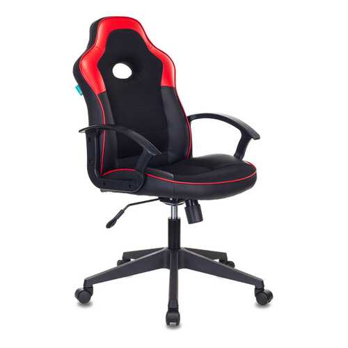 Кресло игровое Бюрократ VIKING-11/BL-RED черный/красный искусст.кожа/ткань в Лером