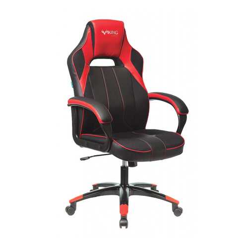 Кресло игровое Бюрократ VIKING 2 AERO RED черный/красный искусст.кожа/ткань в Лером