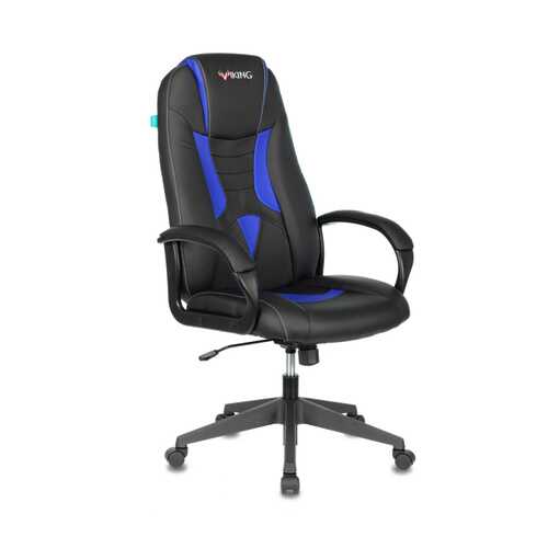 Кресло игровое Бюрократ VIKING-8N/BL-BLUE черный/синий искусственная кожа в Лером