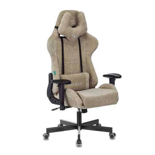 Кресло игровое Бюрократ VIKING KNIGHT LT21 FABRIC песочный крестовина металл в Лером