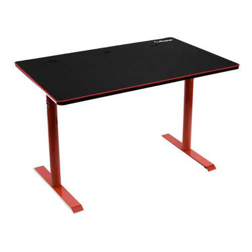 Компьютерный стол Arozzi Arena Leggero Gaming Desk/Черный МДФ/Красный металл в Лером