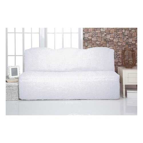 Чехол на трехместный диван без подлокотников и оборки Venera Sofa, белый в Лером