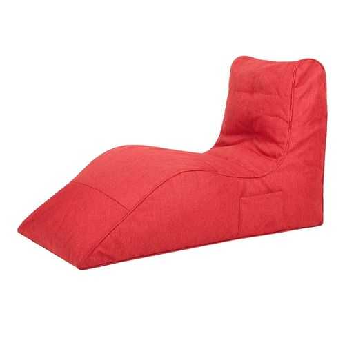 Кресло бескаркасное Папа Пуф Cinema Sofa Red, размер XXL, рогожка, красный в Лером