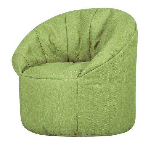 Кресло бескаркасное Папа Пуф Club Chair Lime, размер XL, рогожка, зеленый в Лером