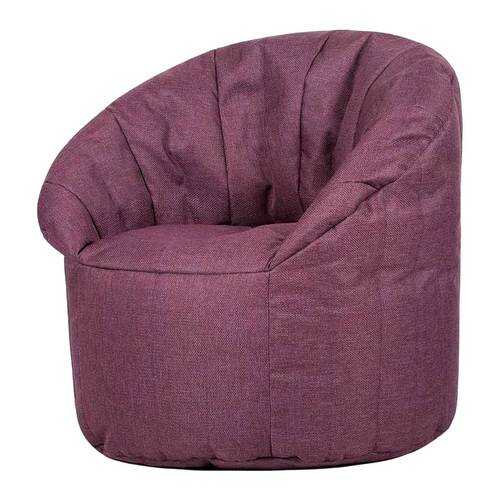 Кресло бескаркасное Папа Пуф Club Chair Purple, размер XL, рогожка, фиолетовый в Лером