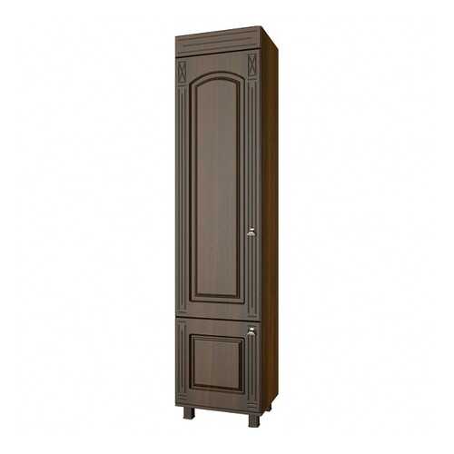Платяной шкаф Компасс-мебель Элизабет ЭМ-4.1 KOM_EM4_1_2L 50x39x215, орех темный в Лером