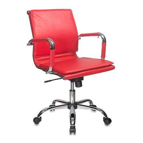Компьютерное кресло Бюрократ 664072 CH-993-LOW/Red 60х65.5х93 см, красный/хром в Лером