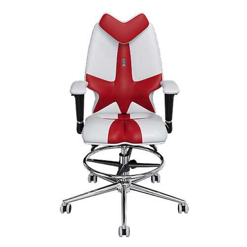 Компьютерное кресло Kulik System Fly 1301, белый/красный в Лером