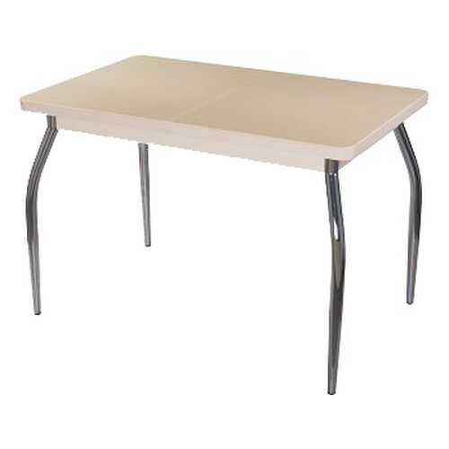 Кухонный стол Домотека 75x157x80 см, серебристый в Лером