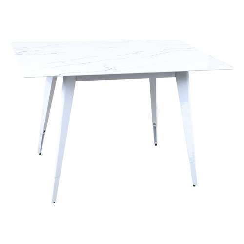 Кухонный стол Ричмонд DT-983-G/W-120 Белый, стекло в Лером
